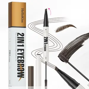 Brow Pencil with Tinted Gel - Flawless, Silky, Quick Natural Hair-Like Strokes for Sparse Brows, Beauty & Personal Care Eyebrow Makeup Product