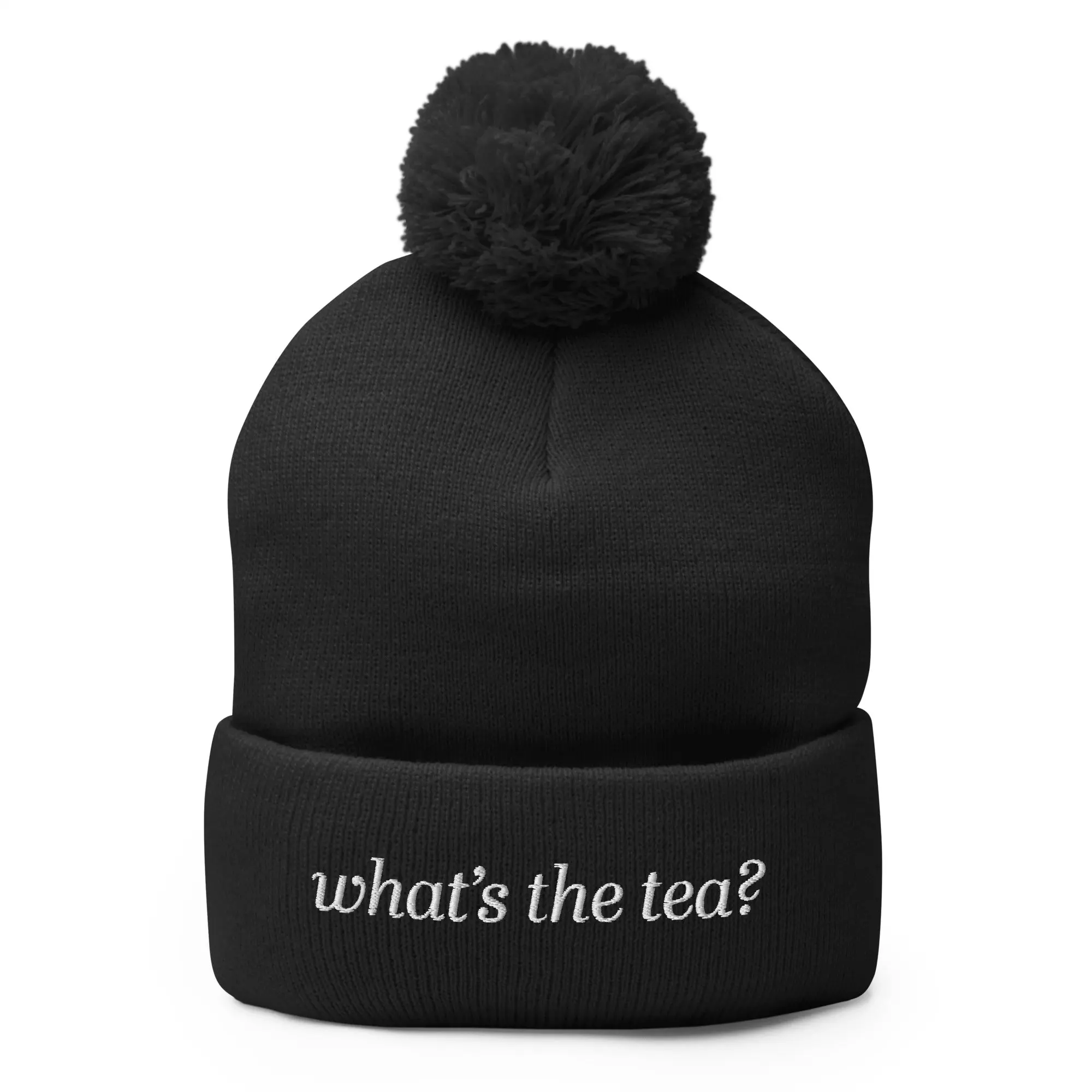 What's the tea? Pom-Pom Beanie