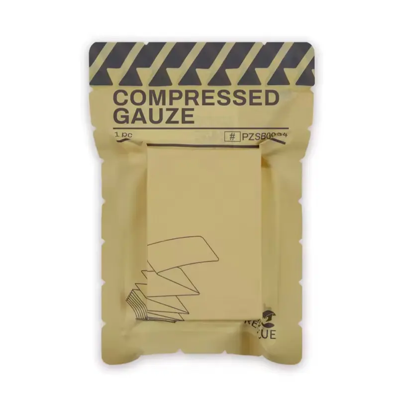 Compressed Gauze, Sterile Emergency Wound Care Dressing for First Aid Kits