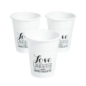 Bulk  50 Ct. Love Laughter & Happily Ever After Plastic Cups