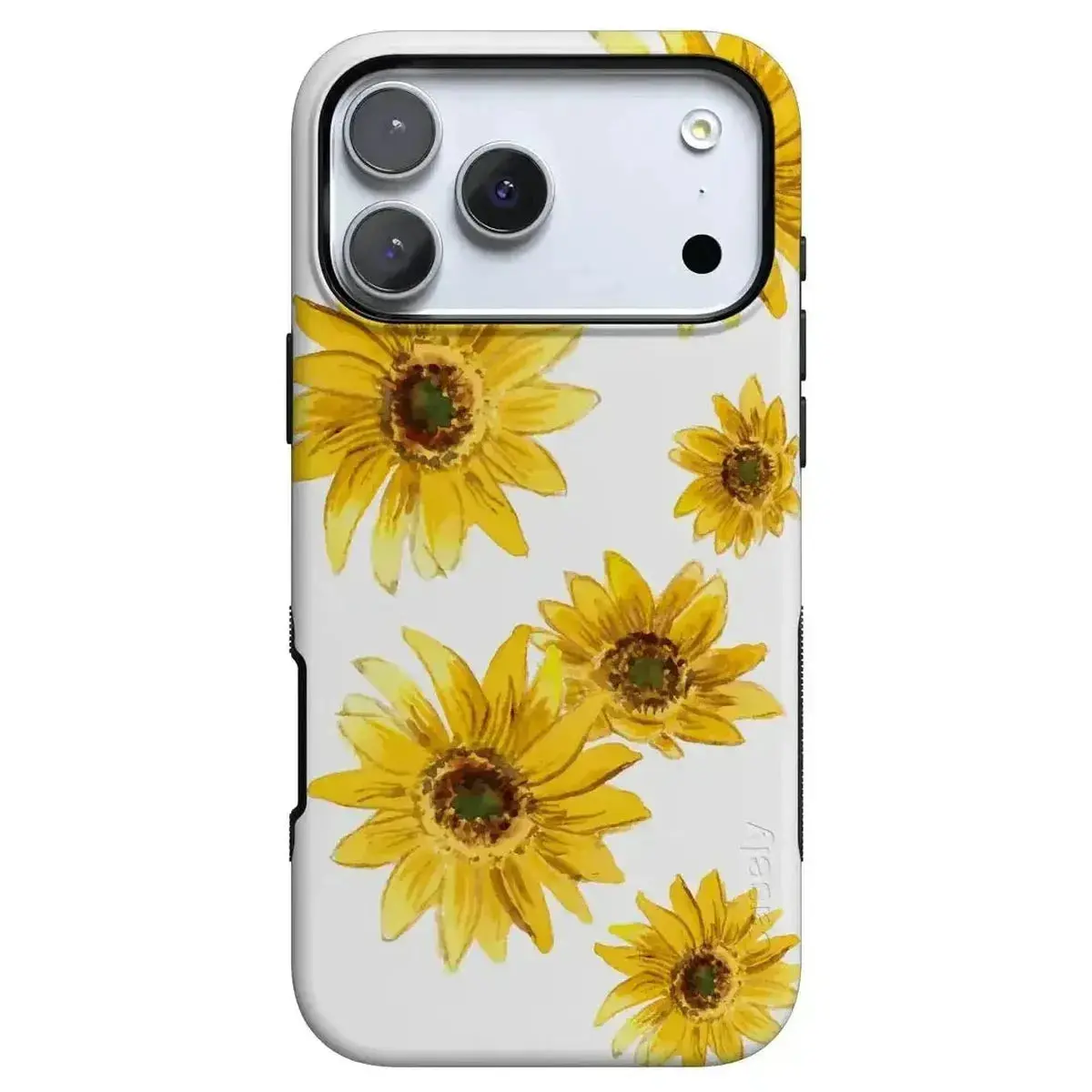 Casely iPhone 17 Pro Max Case | Golden Garden | Yellow Sunflower | Bold Protective Design | Compatible with MagSafe