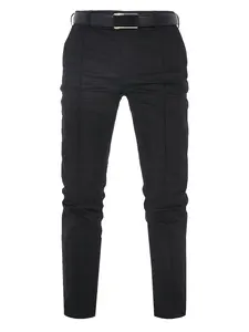 Men's Casual Comfortable Pants, Versatile Formal Wear, Elegant Pleated Design, Perfect for Daily Use, Fashionable & Comfy