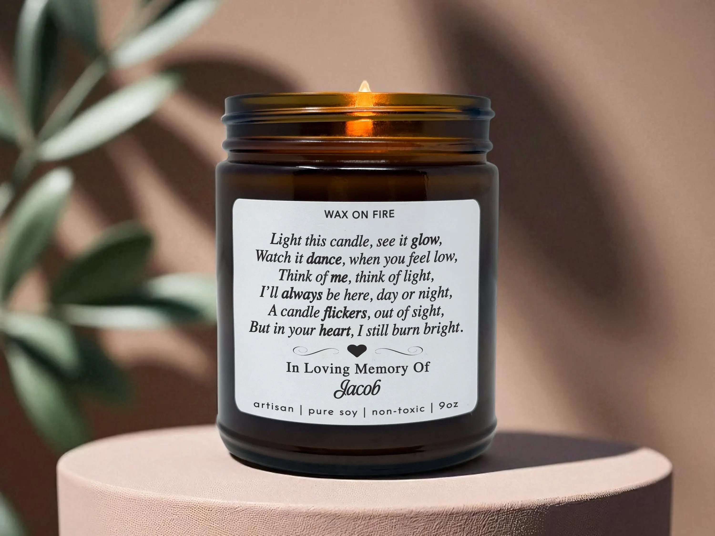 Condolences Gift Memorial Gift Sympathy Gift Bereavement Gift Condolence Gift Thinking of You Gift Sympathy Gifts Personalized Candles
