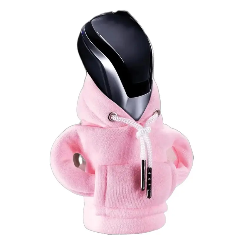 Car Gear Shift Knob Hoodie Cover,1 Piece Handbrake Decorative Buton Cover,Universal Winter Warm Shift Knob Cover,Car Interior Decor, Car Accessories for Women&Men,Ollie gifts shop