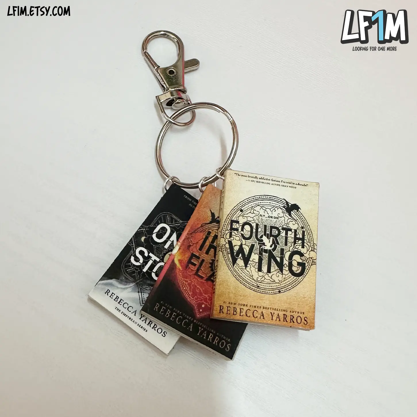 Custom Book Keychain | Single Book or Series Options | Bookish Gift
