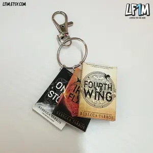 Custom Book Keychain | Single Book or Series Options | Bookish Gift