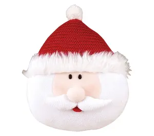 Santa Shaped Cushion by Valerie