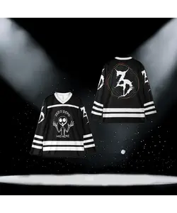 Zeds Dead Sweet Memories Jersey, Zeds Dead Hockey Jersey, Edm Music Festival Merc, EDM Merch Comfy Rave Black / Brown