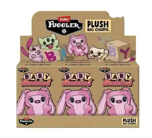 (015)-BB3-ZURU FUGGLER Series Blind Boxes Soft Plush Collectibles(Hidden Style Probability6+1)
