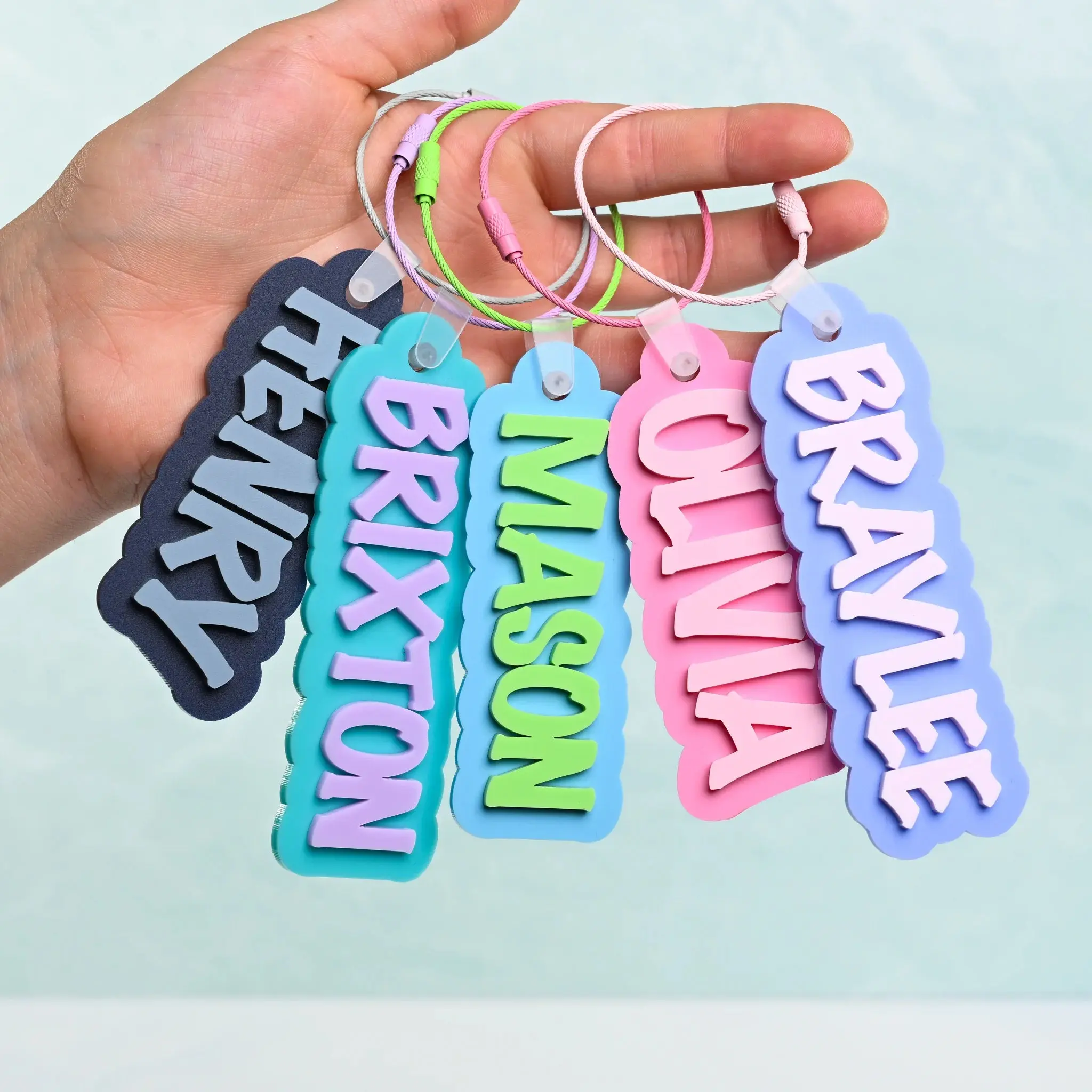 Color Mix Bag Tag