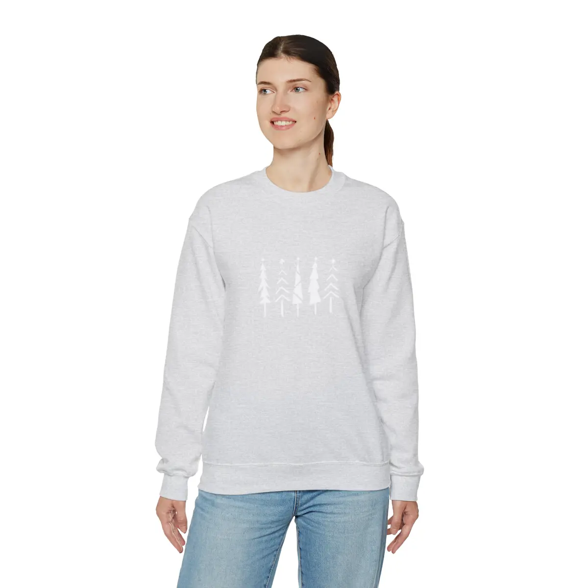 Christmas Tree Sweater, Women's Sweater, Holiday Sweaters For Women, Winter Sweatshirt, Christmas Gifts, Christmas Crewneck, Cute Sweater