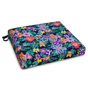 Vera Bradley Water-Resistant Patio Seat Cushion, 19"x 19"x 3"