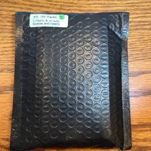 Hit Packs - 2-Patch, #, or Auto! Rookies and Inserts - $15 - Black Bubble Wrap