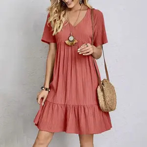 Lightweight Cute Everyday Flowy Casual Summer Bohemian A Line Dress