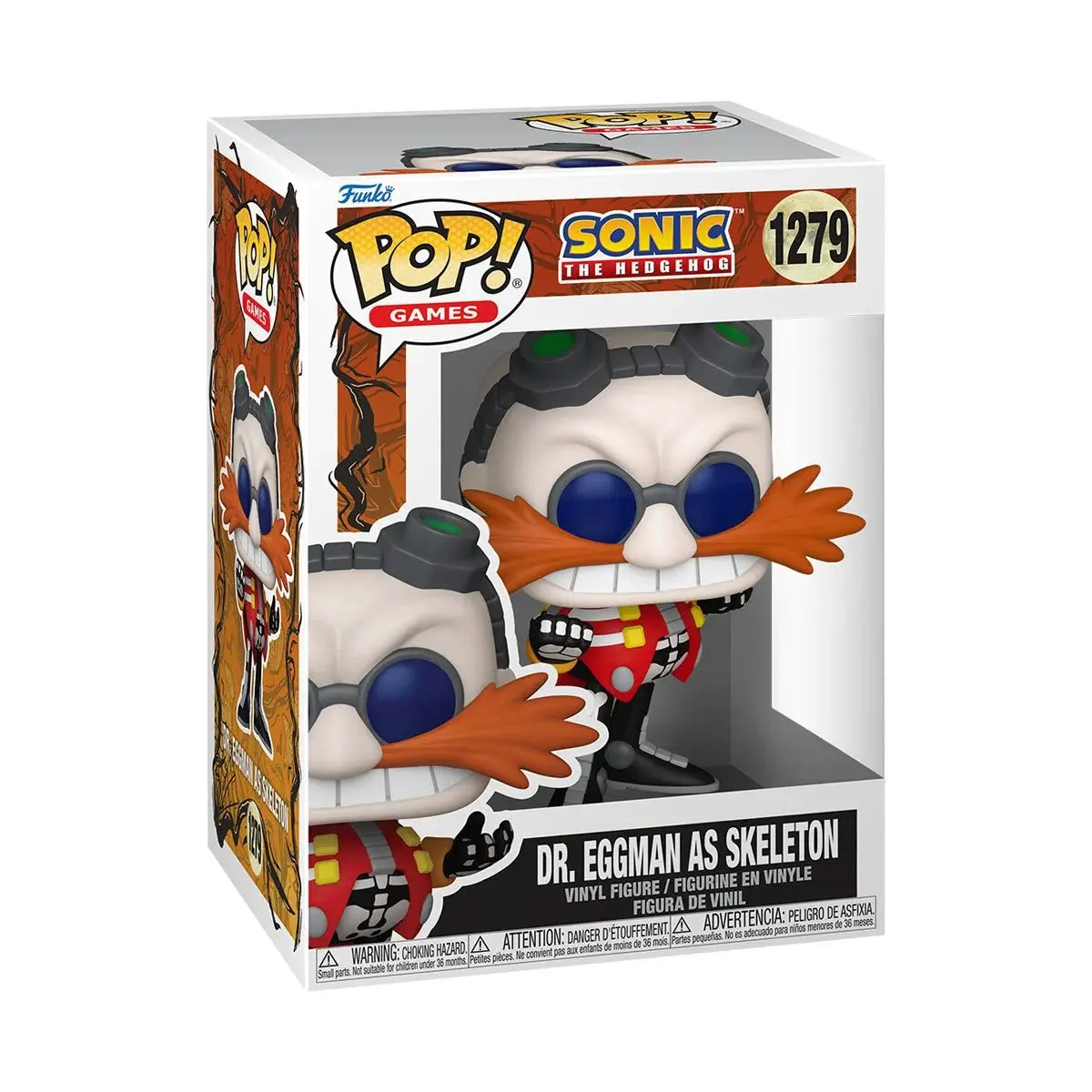 Sonic the Hedgehog Dr. Eggman as Skeleton Funko Pop! Vinyl Figure #1279