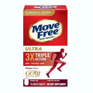 Move Free Ultra Triple Action Joint Health Support Tablets 75 ct. for Fitness and Edible Health