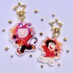 tenna & spamton keychains, deltarune, tenna deltarune