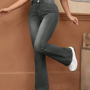 High Waist Flare Leg Jeans