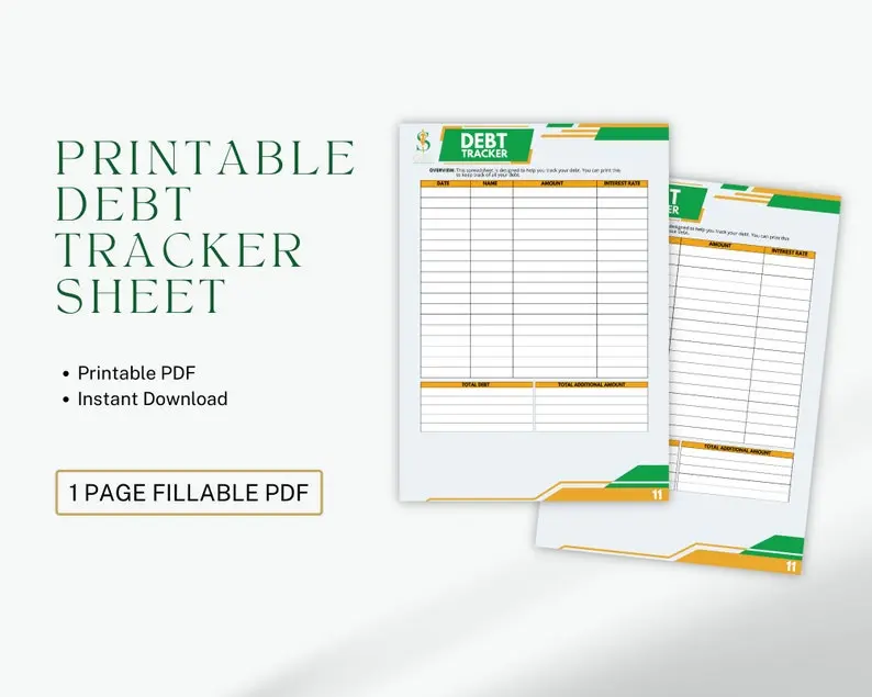 Budget Planner | Financial Planning |Finance Tracker System | Budget | Debt Tracker
