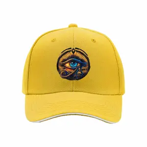Egyptian - style Eye of Horus decorative art piece Hip-hop Hat Outdoor Adjustable Casual Hat Men's and women's casual sports outdoor sandwich baseball cap
