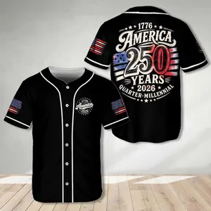 250 Years Of Freedom America Red White Blue Retro 1776 - 2026 Baseball Jersey Color USA Flag Jersey Patriotic Democracy Shirt#TikTokMadeMeBuyIt#USA250#PatrioticEagle#1776To2026#Independence Day#AmericanPride#250th Anniversary#PatrioticTee