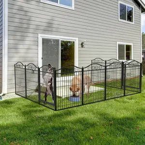 Bingopaw 8pcs 32in Heavy Duty Dog Playpen Foldable Dog Exercise Fence dog  accessories