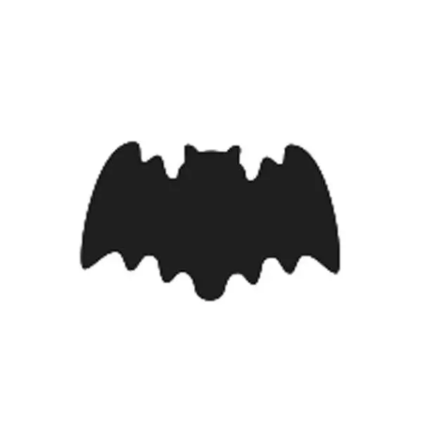 SHAPES ETC. Incentive Stamp - Bat, 1/2" x 1/2" x 3", for Grading Papers, Positive Reinforcement for Children