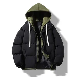 Men's & Women's Winter Jacket, Quilted Puffer Coat, Casual Fashion Thick Warm Cotton Coat, High-Quality Hooded Windproof Outerwear for Fall & Winter Seasons