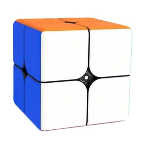 Fast Magnetic 2x2 Puzzle Cube Smooth Rotation Speed Cube Toy Gift for Kids & Adults Ideal for Puzzle Enthusiasts