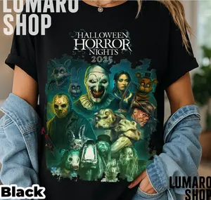 Halloween Horror Nights 2025 Shirt – Spooky Graphic Tee, Scary Movie Halloween Gift