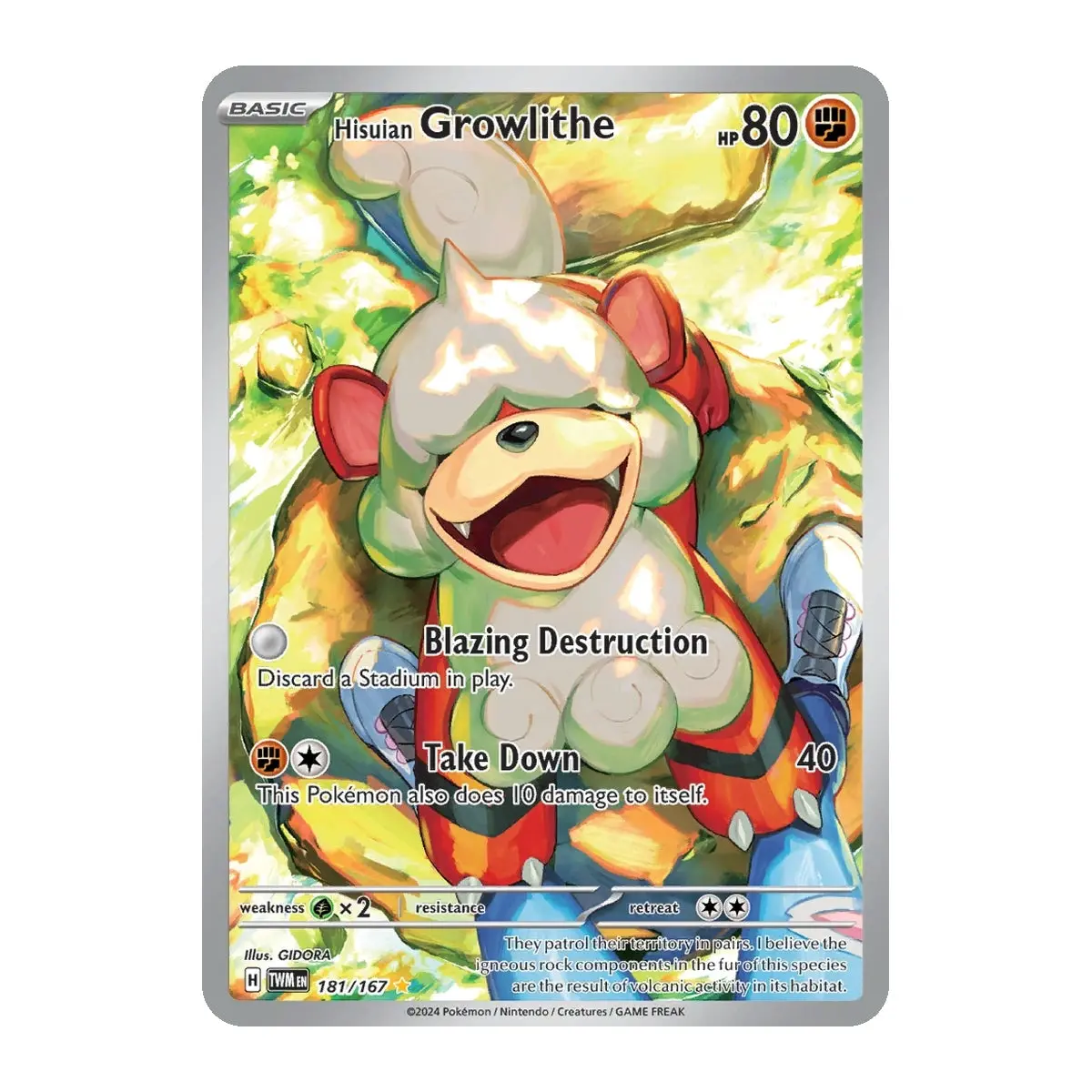 Hisuian Growlithe – 181/167