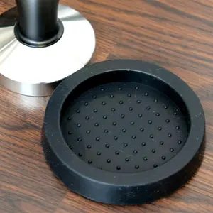 Espresso Coffee Round Tamping/Tamper Pad/Holder BLACK  Silicone Mat TiktokShopSpringGlowUp