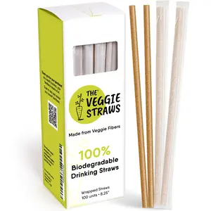 Biodegradable Wrapped Veggie Straws