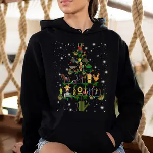 The Farmer Christmas Tree Merch for Farmer Lover - Unisex TShirt, Hoodie, Sweatshirt Streetwear High Quality Full Size Full Color