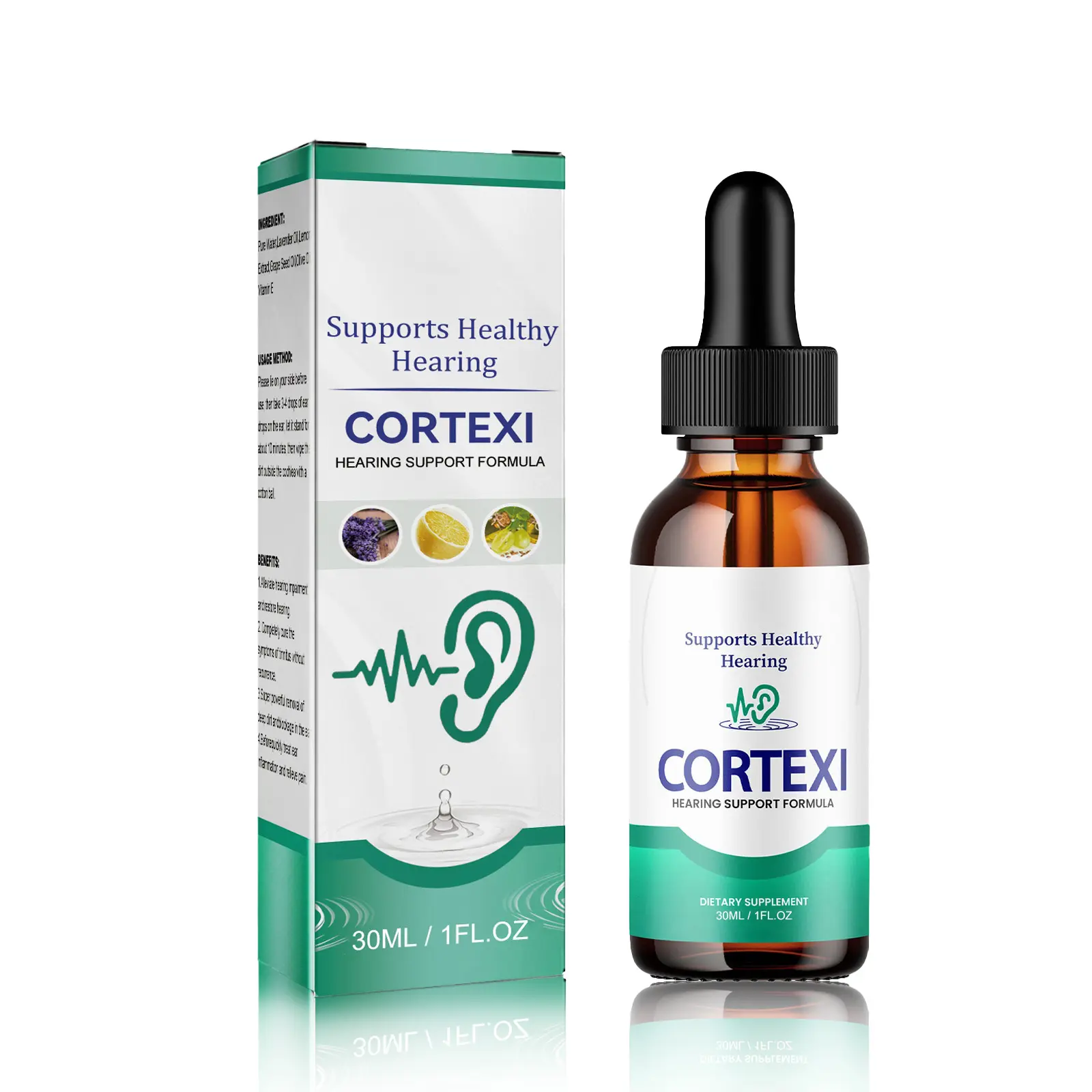 Tinnitus Relief Ear Drops - Cleansing Earwax, Alleviating Back Discomfort, Supporting Daily Hygiene & Care (Drop Form)