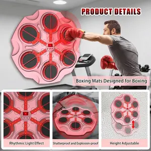 2025 Bluetooth Music Boxing Machine For Kids, Smart Punching Target Toys, Workout Equipment With Boxing Gloves, Ideas Toys For Boys Girls Kids 3 4 5 6 7 8 9 10 11 12+ Years Old