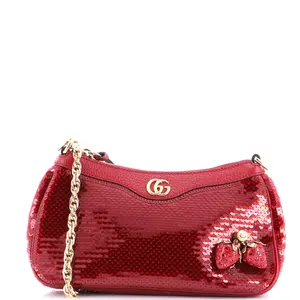 Pre-owned GUCCI material Messenger Bags Strawberry Ophidia Shoulder Bag Sequins Small by Rebag
