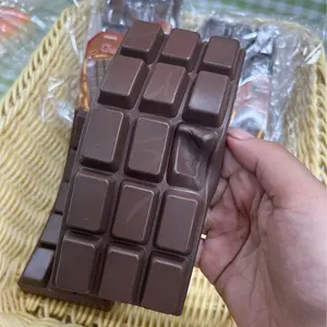 Large Chocolate Squishy Fidget Stress-Relief Toy, Low-Rebound Feel, Fidgets for Grown-Ups, Squishy Fidgets