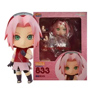 10CM Anime Naruto Shippuuden Kyuubi Haruno Sakura Figure (#872) Action Figure Model Sasuke Toy Gift Collection Doll Kakashi