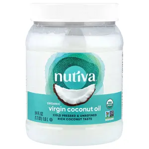 Nutiva Organic Virgin Coconut Oil, 54 fl oz (1.6 l)