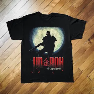 01 Jin-Roh The Wolf Brigade Black T-Shirt Unisex Fashion Clothing for Men & Women