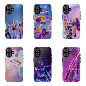 Rumi Mira Zoey K-Pop Demon Hunters Case for iPhone 17-7 Pro Max Plus & Samsung Galaxy S25-S21 Ultra Plus - Rumi Mira Zoey Kpop Aesthetic Phone Cover unisex