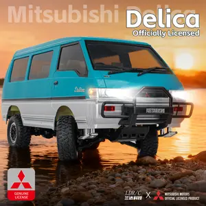 Officially licensed by MitsubishiLanda Technology LD1296 Mitsubishi Delica Dual-Speed Gearbox 1/12 Climbing Off-Road Remote Control Car RC Toy