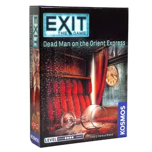 Exit Escape Room Game Series, Orient Express Mystery Adventure Board Game, High Difficulty Detective Puzzle Party Game for Adults & Teens