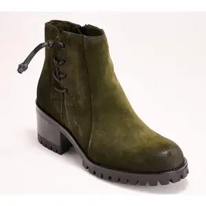 Miz Mooz Leather Heeled Ankle Boots- Maiden