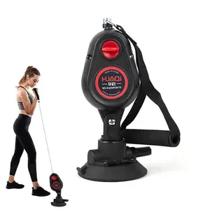 Versatile Suction-Cup Resistance Pull Down Rope Trainer for Home Workouts
