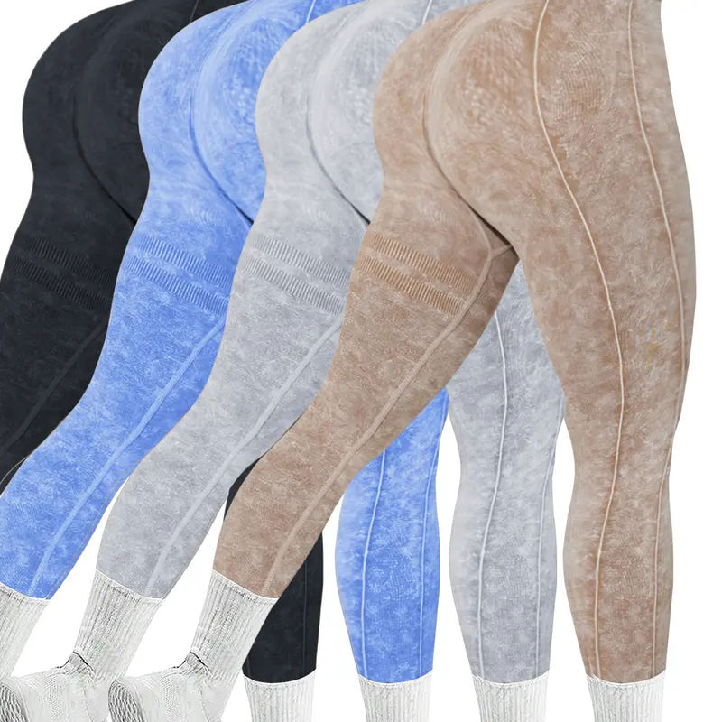 TCVC Women's Solid-Color High-Waist Stretchy Sports Leggings, Breathable Comfortable Skinny Pants for Yoga, Gym and Workouts, Ladies' Sportswear for All Seasons