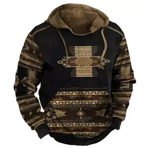 Men's Graphic Print Western Sweatshirts