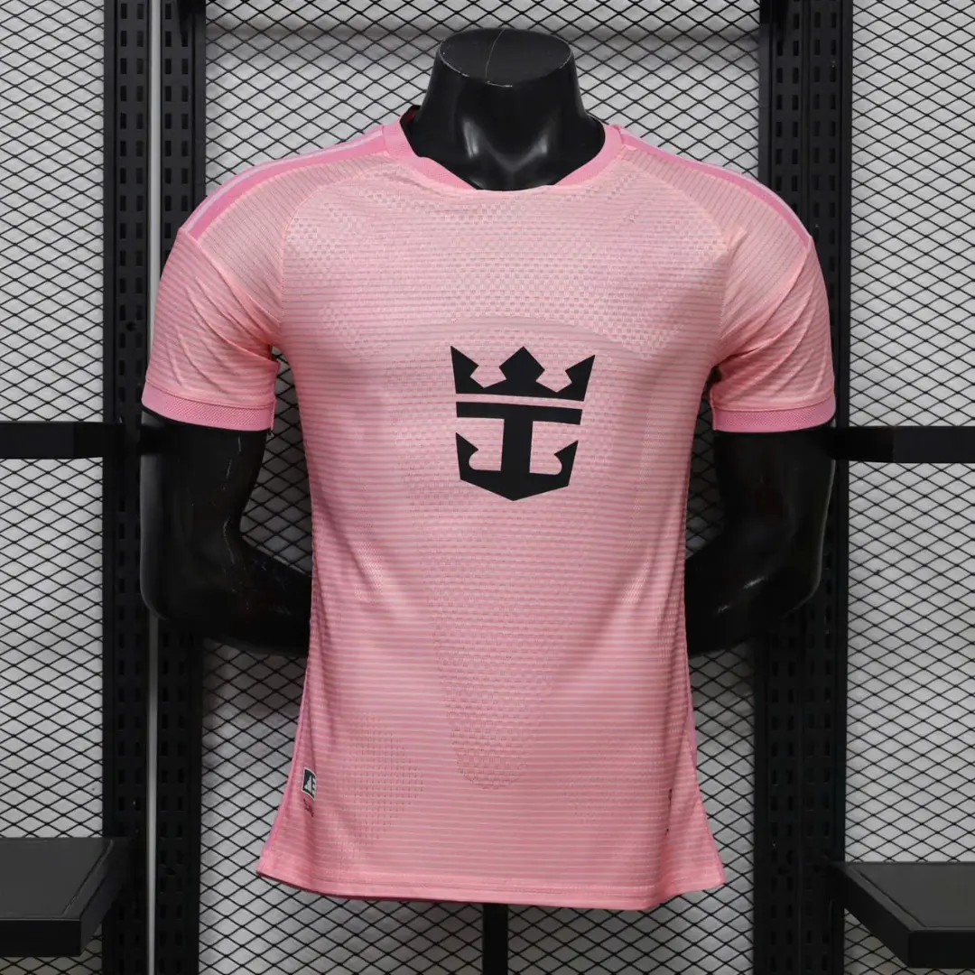 Messi #10 Soccer Jersey – White with Turquoise Lettering and Pink Collar Details, Short Sleeve Soccer Fan Shirt for Game Day and Casual Wear#soccer