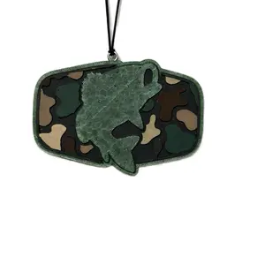 Camo Fish Scented Car Freshie Rearview Mirror Air Freshener